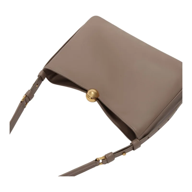 Furla Brown Sfera Soft Shoulder Bag M for Women | Best Price UAE